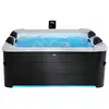 Image de Spa rigide oslo mspa 6 personnes gris. 4 coussins. Bâche incluse. Hydromassages système