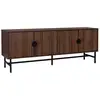Image de Meuble tv. Bazalt. Quatre portes. Deux étagères. L 157.5 x l 39 x h 60cm