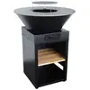 Image de Brasero barbecue ø81.5cm avec grille de cuisson et espace de rangement