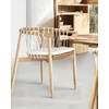 Image de Nala - Chaise En Teck Massif Et Cordage Blanc