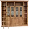Image de Annisa - bibliothèque en bois massif de teck recyclé 250 cm