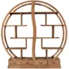 Image de Yin yang - bibliothèque en bois massif de teck