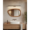 Image de Quadra - Miroir Organique En Bois Massif De Manguier
