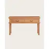 Image de Nara- console en bois avec 2 tiroirs 130 cm