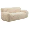 Image de Teddy - canapé 2 places en tissu fourrure imitation mouton