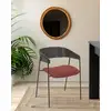 Image de Wisla -lot De 2 Chaise Wisla En Tissu Avec Dossier En Bois Et Pieds En Métal