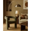 Image de Lagon - Fauteuil De Salon Vert En Tissu