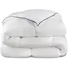 Image de Couette 240x260cm - Chaude 100% Coton Ultra Respirante - Collection Cocoon