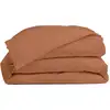 Image de Housse De Couette 220x240cm - Terra Cotta - 100% Percale De Coton