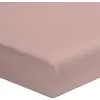 Image de Drap Housse 180x200cm - Rose Pâle - 100% Percale De Coton