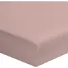 Image de Drap Housse 160x200cm - Rose Pâle - 100% Percale De Coton