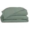 Image de Housse de couette coton vert 200x200 cm - Gamme Percale Coton - Morphea
