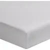 Image de Drap Housse 200x200cm - Blanc - 100% Percale De Coton