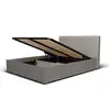 Image de Lit Coffre 160x200cm - Anthracite - Collection Célia