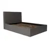 Image de Lit coffre 160x200cm - anthracite - collection emma - morphea