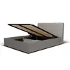 Image de Lit Coffre 140x190cm - Anthracite - Collection Célia