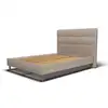 Image de Ensemble Lit + Tête De Lit 80x200cm - Beige - Collection Léa
