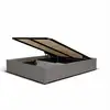 Image de Sommier Coffre 140x190cm - Anthracite - Collection Célia