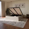 Image de Pack sommier coffre beige et matelas hybride 180x200 épais 30cm - Emma & Victoria - Morphea