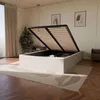 Image de Pack sommier coffre blanc et matelas hybride 180x200 épais 30cm - Emma & Victoria - Morphea