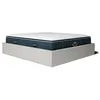 Image de Pack sommier coffre blanc et matelas hybride 160x200 épais 30cm - Emma & Victoria - Morphea