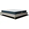 Image de Pack Lit Sommier Et Matelas Hybride 180x200cm Épais 26cm Beige Sans Tête