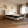 Image de Pack lit blanc et matelas hybride 180x200 épais 26cm - Léa & Jade - Morphea
