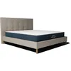 Image de Pack lit beige et matelas hybride 80x200 épais 26cm - Léa & Jade - Morphea