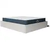 Image de Pack Lit Coffre Et Matelas Hybride 180x200cm Épais 26cm Couleur Blanc Crème Sans Tête