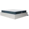 Image de Ensemble lit coffre et matelas à mémoire de forme Jade - 26cm - Blanc cassé / 180x200cm / Sans