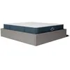 Image de Ensemble lit coffre et matelas à mémoire de forme Jade - 26cm - Anthracite / 160x200cm / Sans