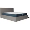Image de Ensemble lit coffre et matelas à mémoire de forme Jade - 26cm - Anthracite / 180x200cm / Avec