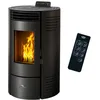 Image de Poêle à granulés étanche Azora 116 kW Noir Sannover