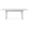 Image de Table À Manger Industrielle Extensible 10 Personnes Blanche Kotor