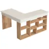 Image de Bureau D'angle Design Avec Étagères Tyo