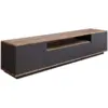 Image de Meuble tv gris et bois 180 cm tyro
