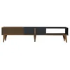 Image de NOLA - Meuble TV design bois et anthracite 180 cm