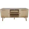Image de Buffet Avec Portes Effeffet Cannage Et 2 Niches 120 Cm Cange