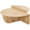Image de Table Basse Ronde Design En Bois Carlow