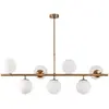 Image de Suspension Dorée 7 Lampes Victoire