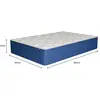 Image de Matelas Hybride à Mémoire de Forme 140x190cm Mi-ferme Lumea Infinite MORPHEA