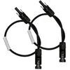 Image de 2x05m Allonge câble solaire 4mm² - MC4 - (Noir - Noir)