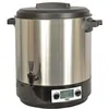 Image de Stérilisateur De Bocaux Électrique Cuve Inox Avec Écran Lcd Robinet Et Minuteur 31l 2000w Robby Steri Pro Inox Xl Lcd