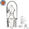 Image de AMPOULE 12V 1.7W T10 W2.1x9.5D WEDGE VERRE VOITURE TABLEAU DE BORD VOYANT FEU POSITION MOTO CYCLOMOTEUR INTERIEUR PLAQUE