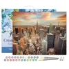 Image de FiguredArt Peinture par Numéro Adulte avec cadre Coucher de soleil sur New York - Numéro dArt - 40x50cm toile tendue sur châssis