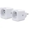 Image de Lot de 2 prises connectées Wi-Fi + BT - KONYKS - Priska FR Dual Pack - 16 A - Avec compteur de consommation