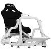 Image de Cockpit de simulation - OPLITE - GTR S8 Infinity Force - Acier carbone - Blanc - Simracing haute performance