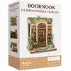 Image de Booknook La Bibliothèque Florale Plastique Vert Tons Terre Compact Cutebee