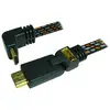 Image de Cable Hdmi 1.4 Haute Définition 2 Metres Full Hd 1080p 3d Hdcp - Connecteurs Coudés