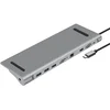 Image de Hub Usb-c Heden 10 Ports Hdmi 4k/60hz, Rj45 1000mpbs, Vga 3 X Usb3.0, Usb-c Charge 100w Lec Micro Sd/sd, Jack 3.5